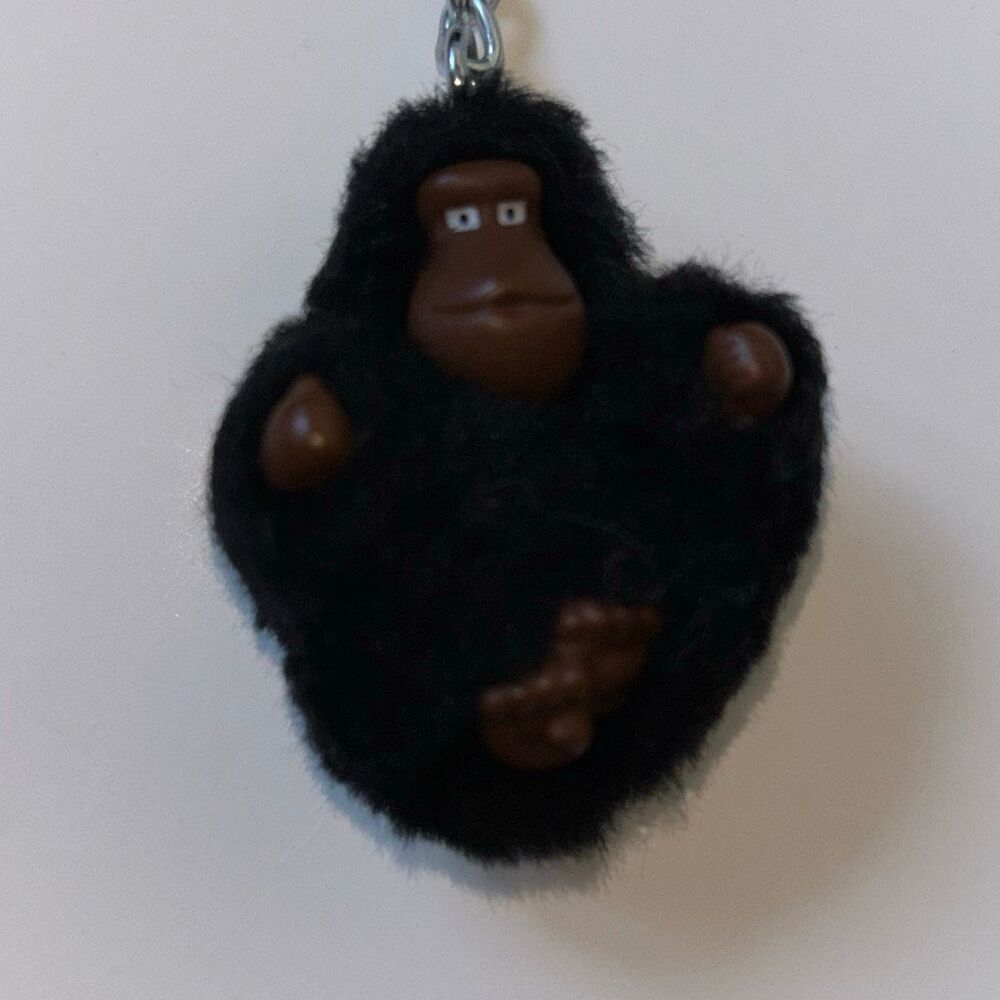 NEW Kipling Make Up/Cosmetic brush holder case +monkey pencil black nylon travel - Picture 5 of 6